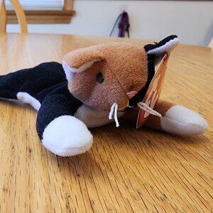 NWT Ty Teenie Beanie Babies "Chip The Cat" Stuffed Animal Toy